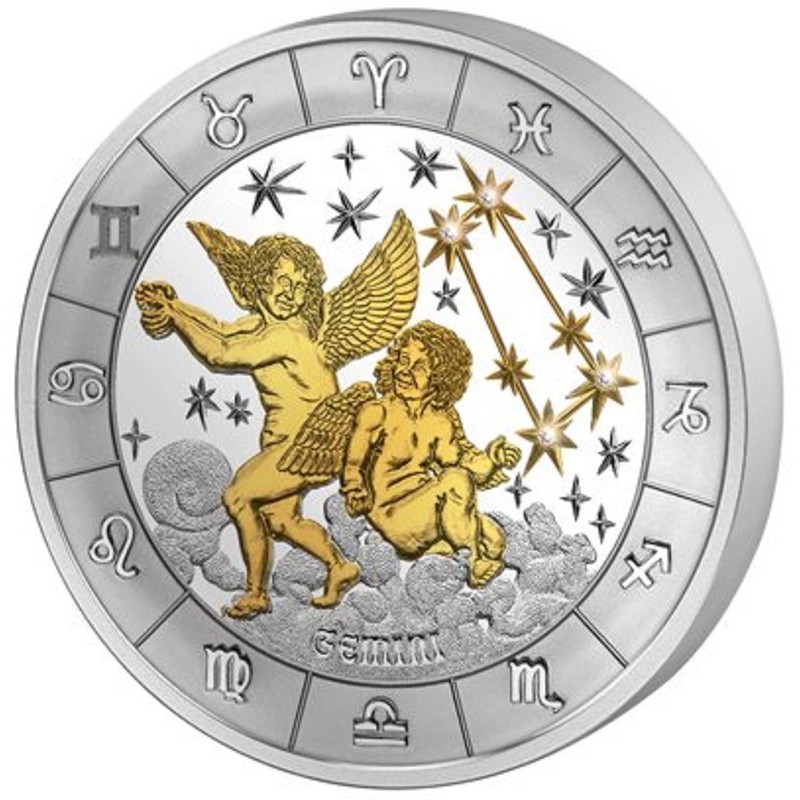 Серебряная  монета Руанды 