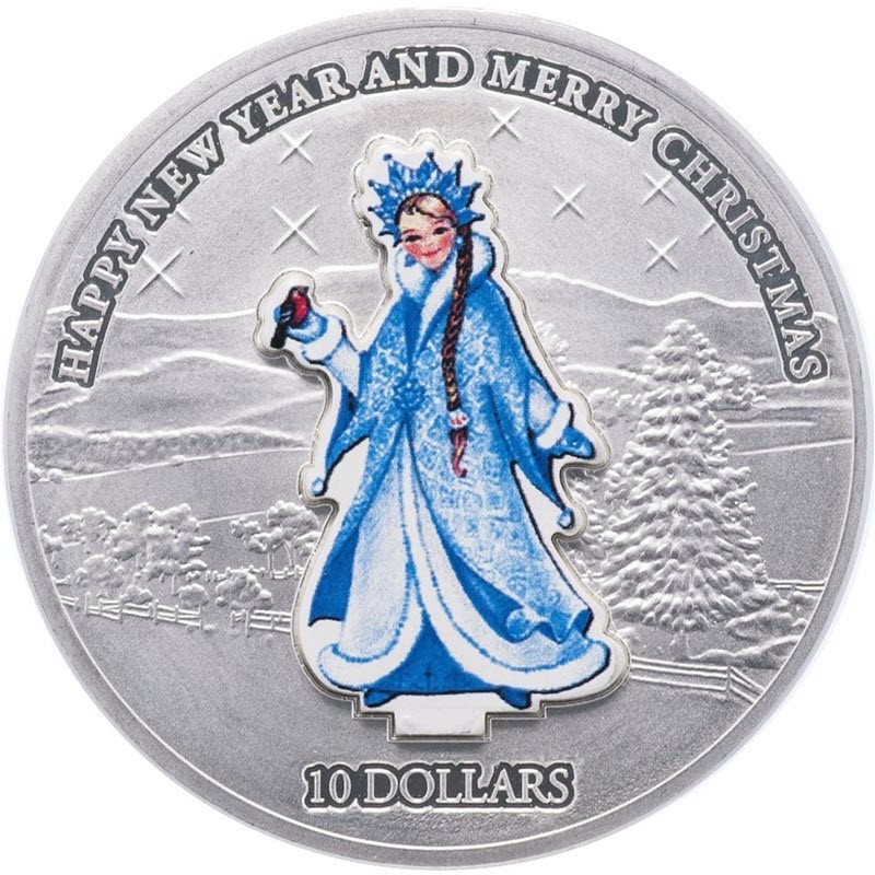 Серебряная монета Науру 