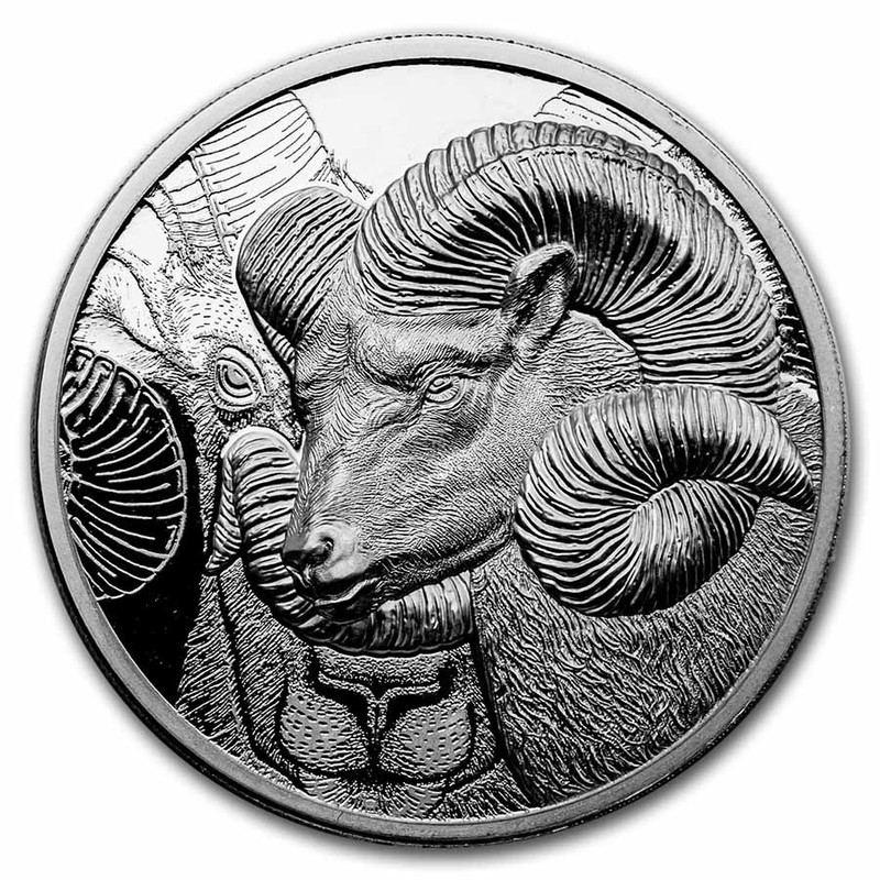 Платиновая монета Монголии 