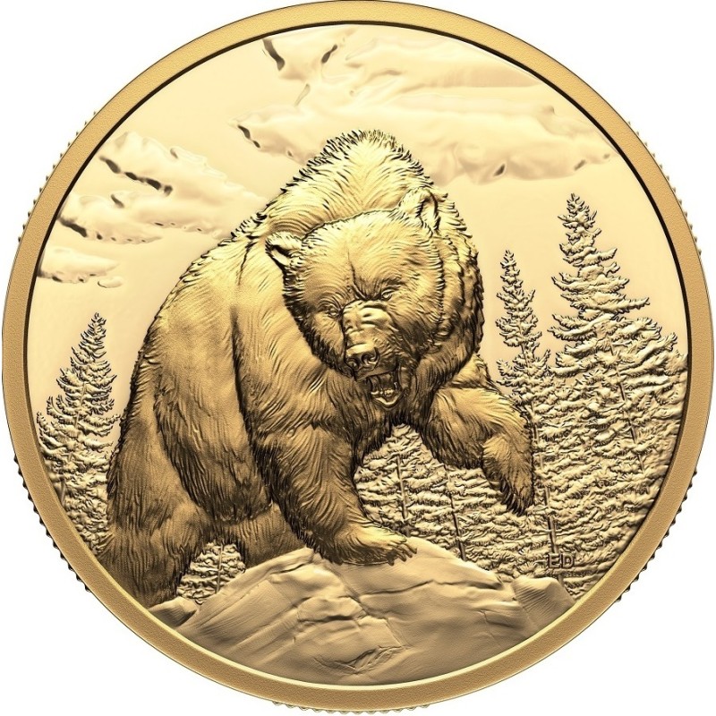 Золотая монета Канады 