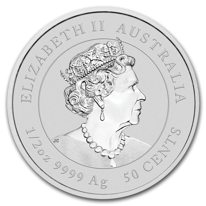 Серебряная монета Австралии "Лунный календарь III - Год Крысы", 2020 г.в., 15.55 г чистого серебра (проба 0,9999)